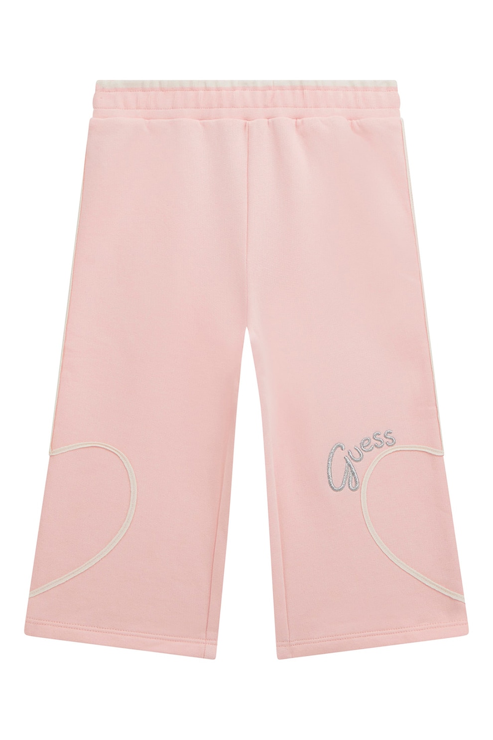 GUESS KIDS, Pantaloni cu talie elastica, Roz pal, 118-122 CM