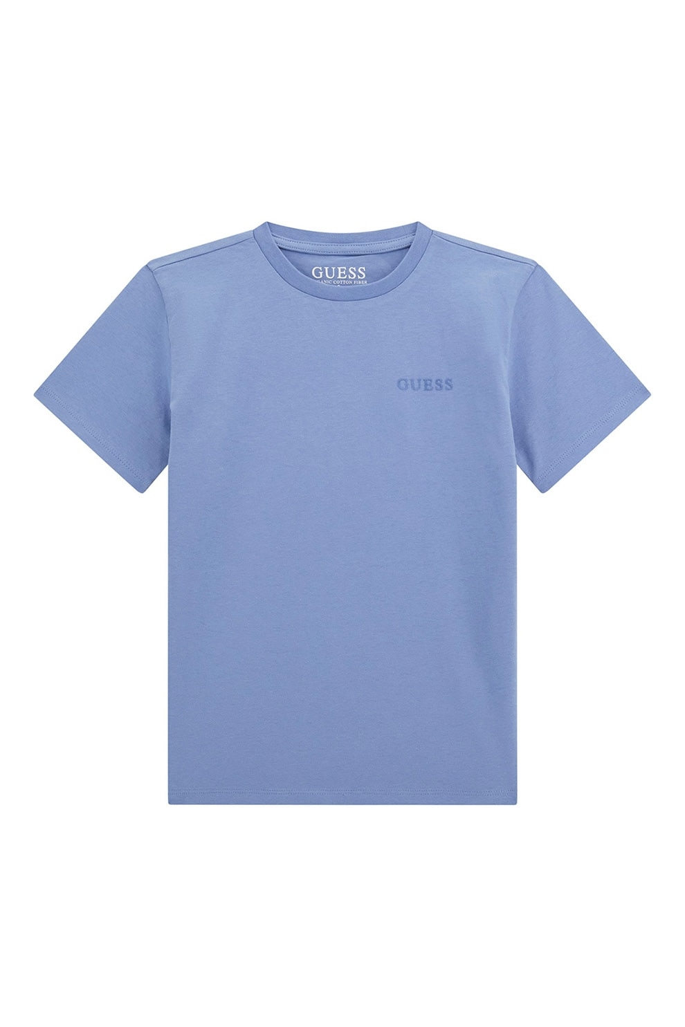 GUESS KIDS, Tricou din bumbac cu imprimeu logo contrastant, Albastru lavanda, 166-175 CM