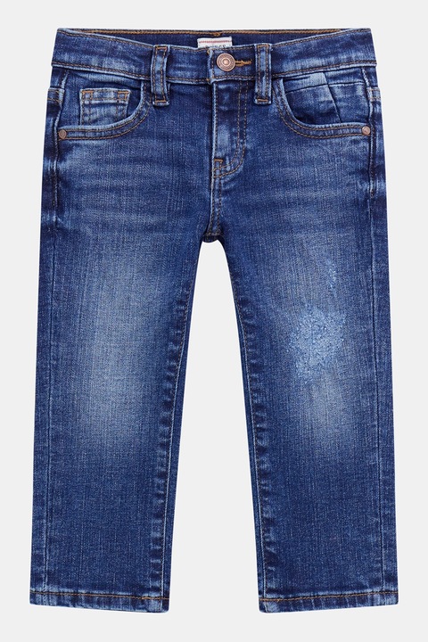 GUESS KIDS, Mosott hatású farmernadrág, Kék