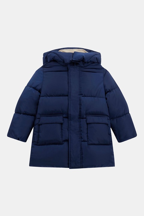 GUESS KIDS, Geaca cu vatelina si gluga, Bleumarin