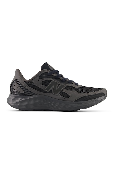 New Balance, Pantofi cu insertii din plasa pentru alergare Fresh Foam Arishi v4, Negru, 42