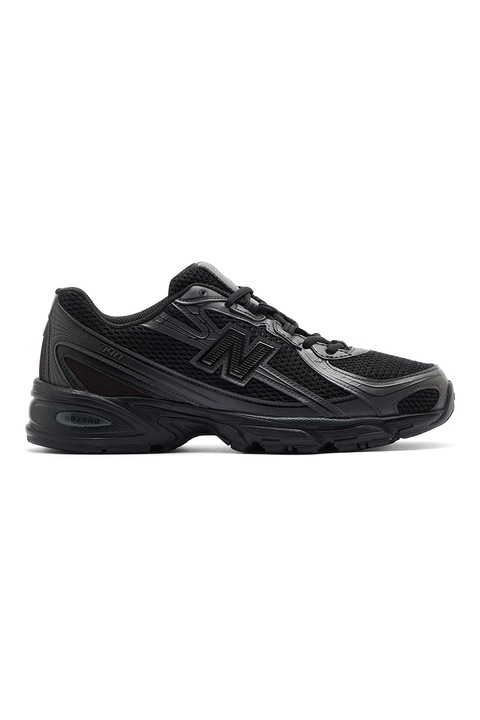 New Balance, Полускосени маратонки 740 с мрежа, Черен, 5