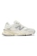New Balance, Pantofi sport cu garnituri din piele 9060, Alb murdar, Argintiu, 7.5