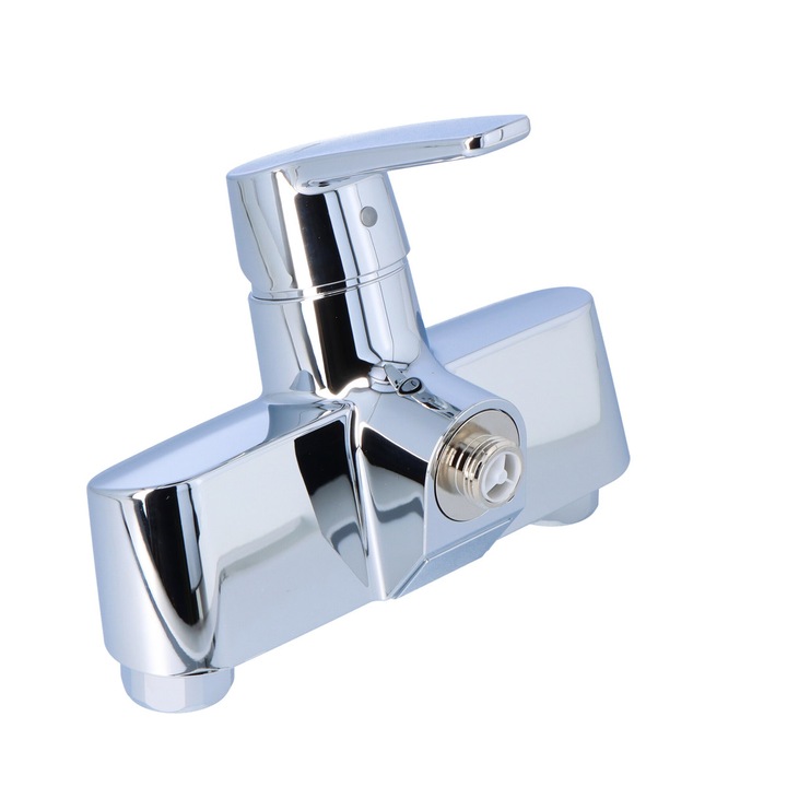 Baterie prysznicowa Oras, model Saga, montare pe perete, crom