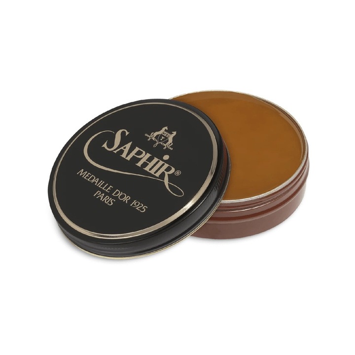 Паста за грижа Saphir Medaille d'Or Pate De Luxe, 50 мл, светлокафява 03, за гладка кожа