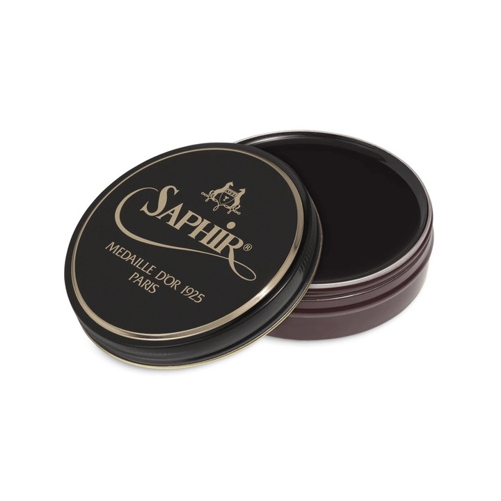 Паста за грижа Saphir Medaille d'Or Pate De Luxe, 50 мл, бордо 08, за гладка кожа