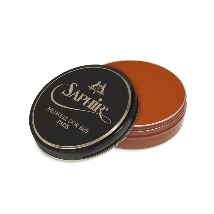 Pasta Saphir Medaille d'Or Pate De Luxe, 50ml, culoare cognac, pentru piele neteda