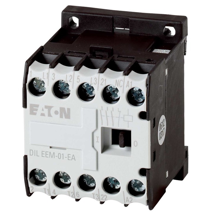 Contactor miniatural, 3kW/400V, control 230VAC DILEEM-01-EA, Eaton