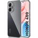 Carcasa spate din silicon compatibila cu Honor 400 5G, groasa, transparenta, 2 mm, cu protectie pentru camera, Clear case