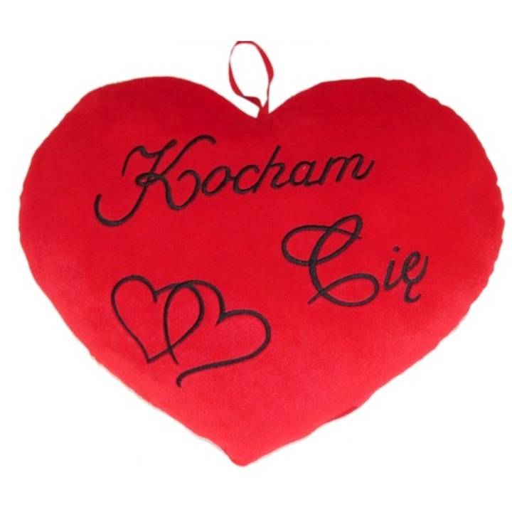 Jucarie de plus Sun Day, inima, 37cm, roz