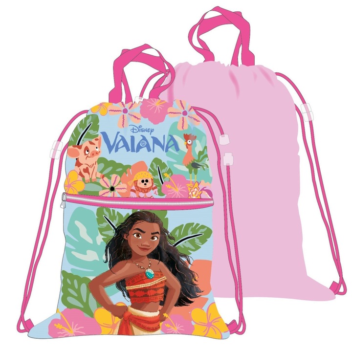 Geanta sport Disney Vaiana Voyage Vibes Deluxe, geanta sport 45 cm