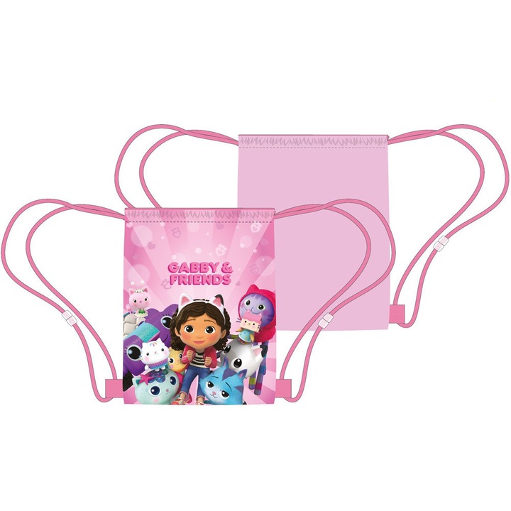 Спортна чанта за кукли на Габи - Colorful World, чанта за фитнес 40 см