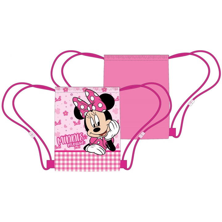Спортна чанта Disney Minnie Pink Daydream, чанта за фитнес 40 см