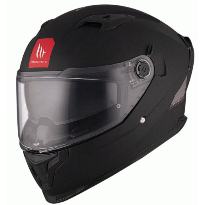 Каска за мотор MT BRAKER SV SOLID A1 MATT BLACK, XL