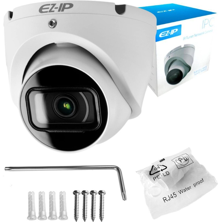 Camera de supraveghere EZ-IP EZI-T140-F2 Dahua, 4MP, 2.8mm, IP67, exterior/interior