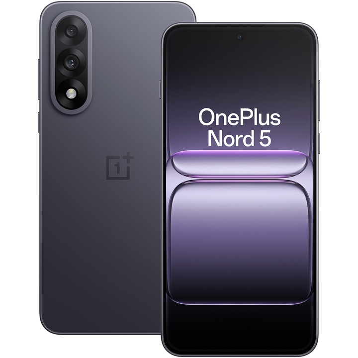 Смартфон OnePlus Nord 5 Black Edition, 12GB RAM, 512GB, 5G, Phantom Gray