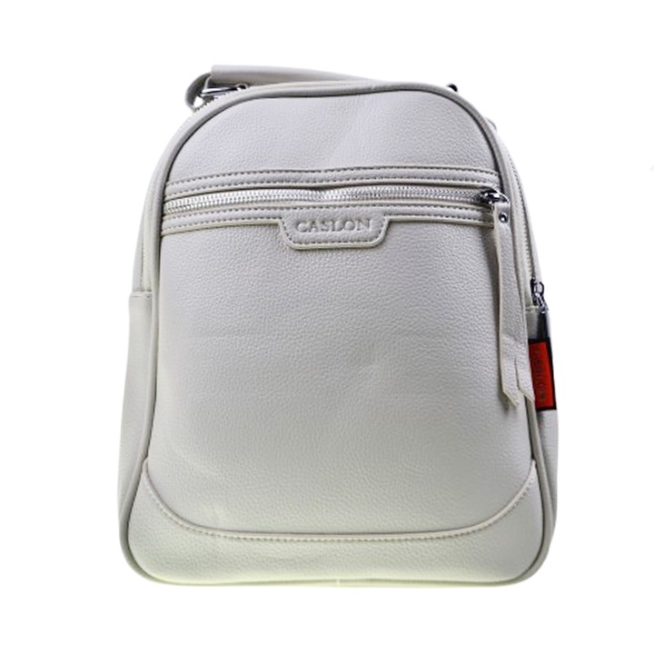Дамска ежедневна раница Caslon RS-C1, кремава