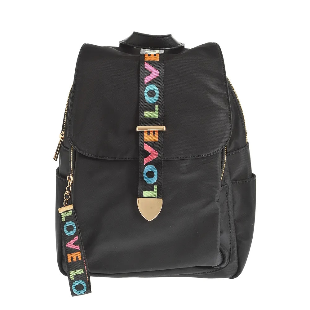 Rucsac negru Love, Meli Melo Paris - eMAG.ro