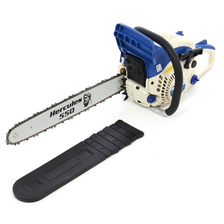 Drujba / motofierastrau pe benzina Ruris Hercules 550, lungime sina 45 cm, 2.2 kW, 2.9 CP, 5.4 kg