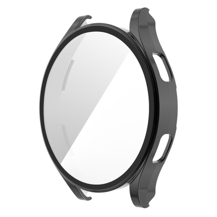 Carcasa cu Protectie Ecran Vogo® Compatibila cu Samsung Galaxy Watch 4, Ecran 44mm, Negru