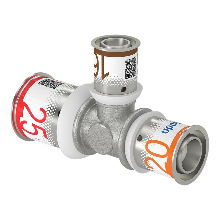 Редукционен тройник 25-16-20 Uponor S-Press Plus