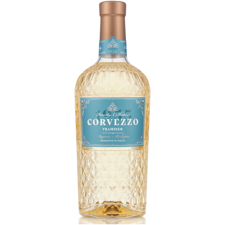 Vin Organic Corvezzo Traminer IGT, Sec, 0.75l
