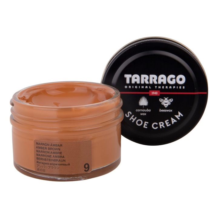 Crema pentru Incaltaminte Maro Inchis - Tarrago Shoe Cream 50ml Dark Brown #6