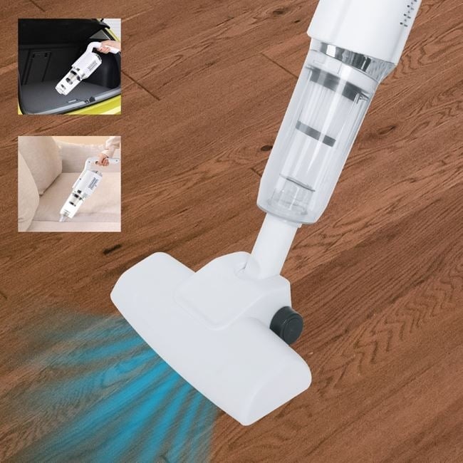 Aspirator vertical manual Antbro 50W, capacitate 600ml, alb, compact, ergonomic