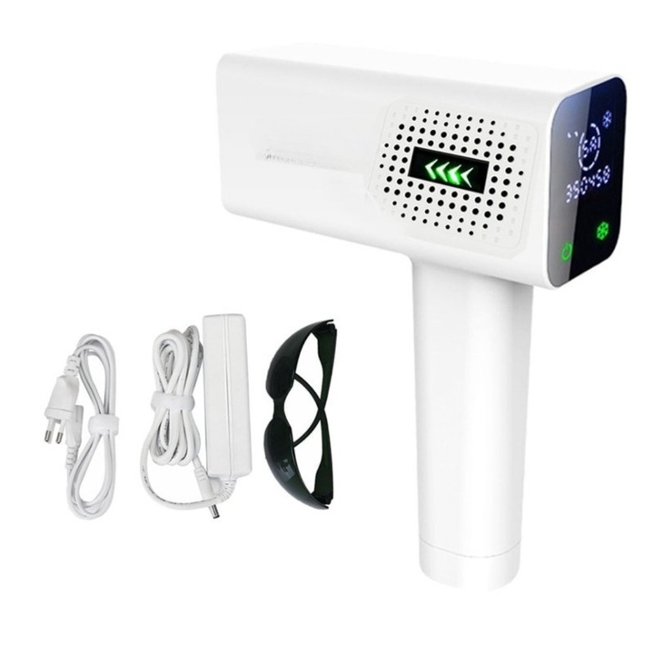 Устройство за обезкосмяване Macvi® с IPL светлина, професионална ефективност за домашна употреба