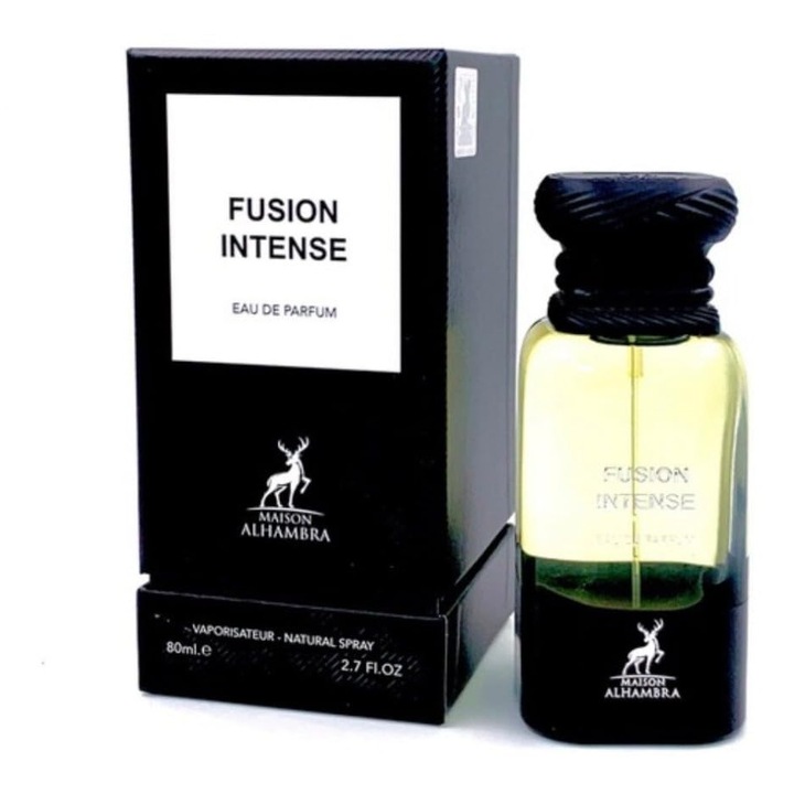 Свеж и елегантен парфюм за мъже, Maison Alhambra Fusion Intense, 80 мл