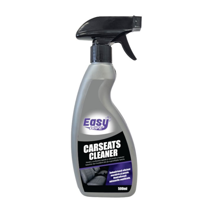 Solutie pentru curatare tapiterie textila auto, Easy Wipe Carseats Cleaner, 500ml