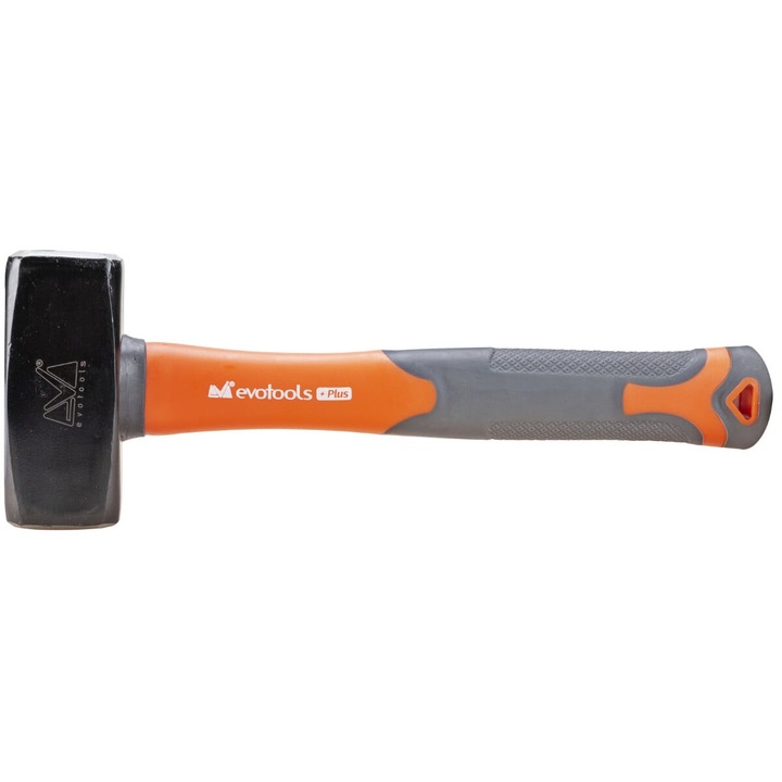 Квадратен зидарски чук с фибростъклена дръжка PLUS 1