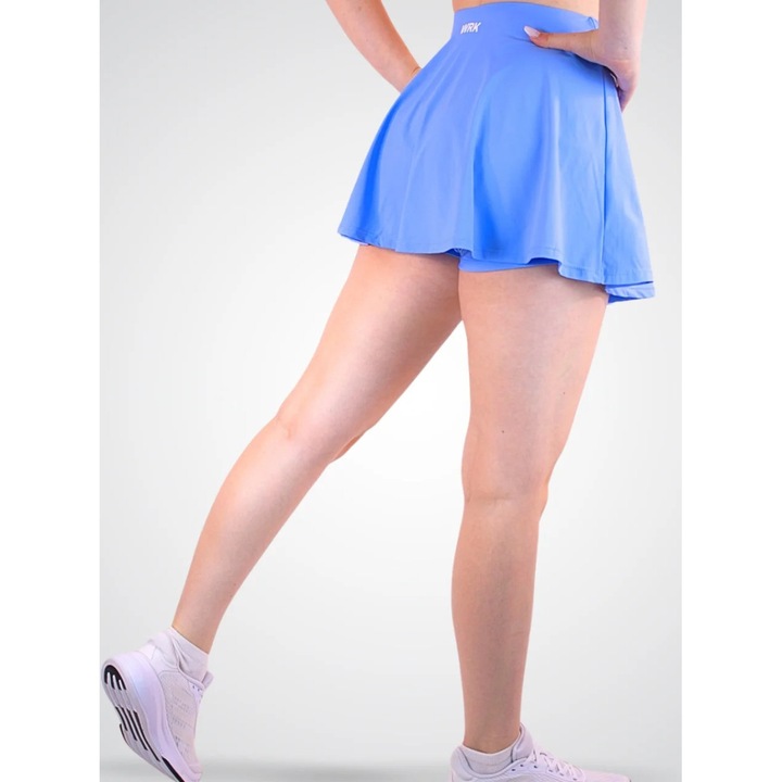 Fustă de tenis WRK FLOW, Albastru