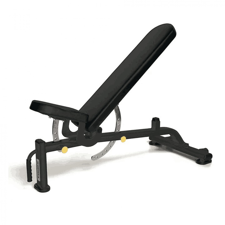 Banca Reglabila Toorx Pro WBX-B2200 Negru, Greutate maxima suportata 400 Kg (utilizator + greutati), Spatar 10 pozitii, Sezut reglabil 3 pozitii, Roti transport