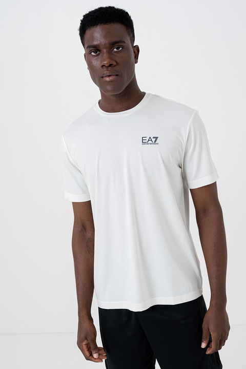 EA7, Kerek nyakú logós póló, Fehér