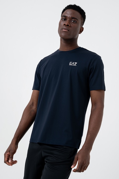 EA7, Kerek nyakú logós póló, Tengerészkék