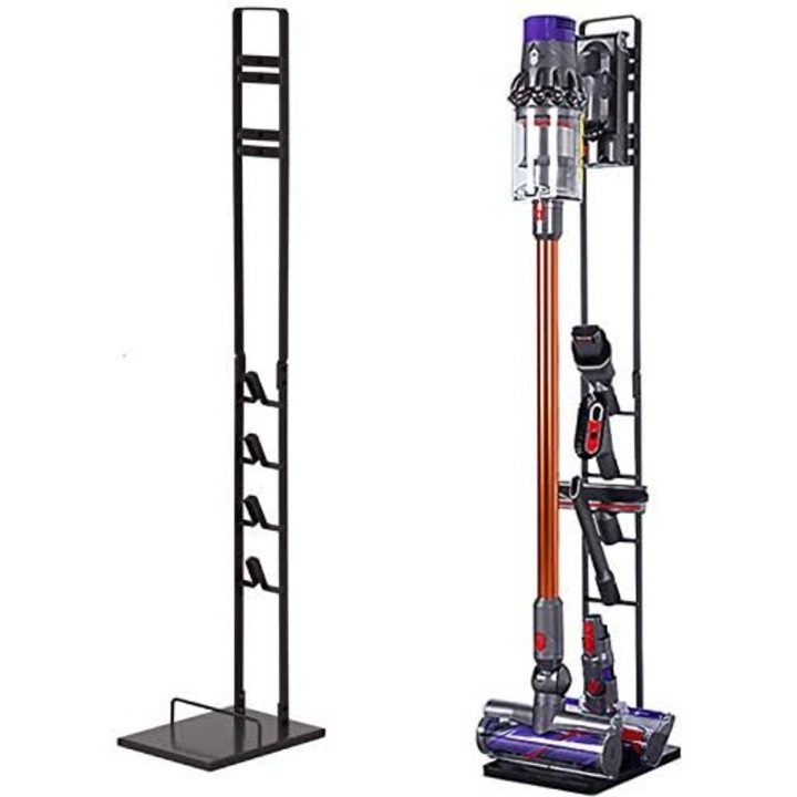 Suport Italdos, compatibil cu Dyson V15 V10 V11 V6 V7 V8, vertical, negru