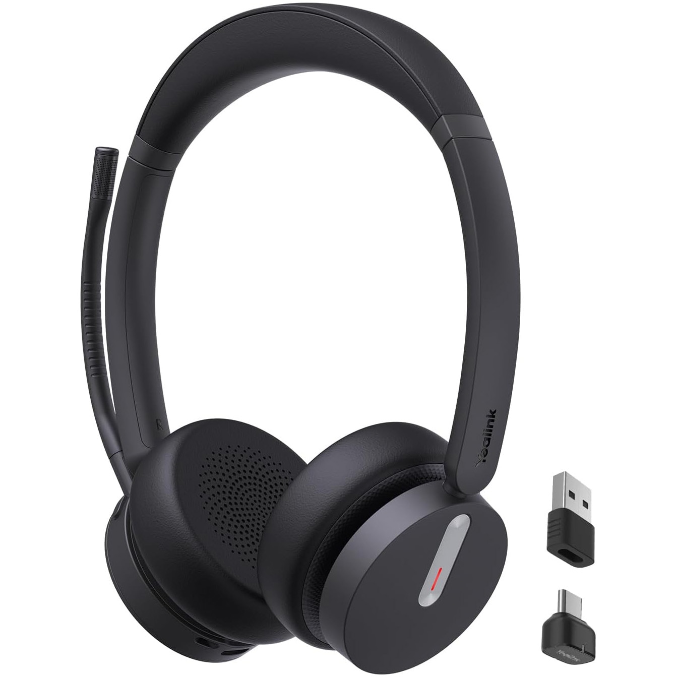 Casti PC Yealink BH70 Dual, conectivitate USB-C/A/BT51-C, immersive call, noise cancellation, Microsoft/Google/Zoom meetings