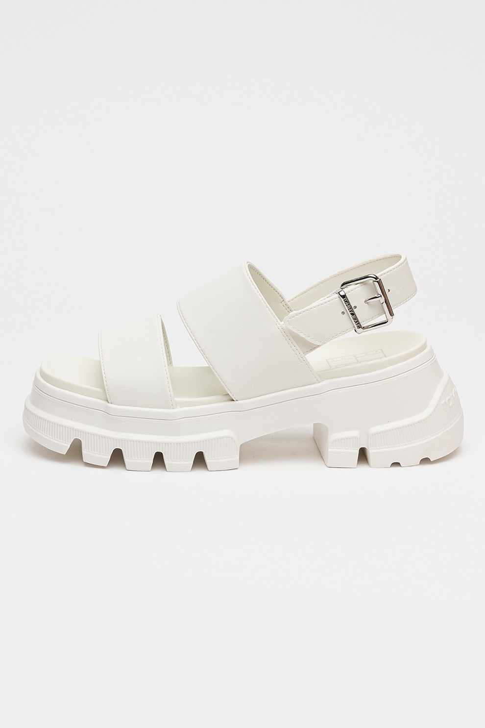 Tommy Jeans, Sandale cu aspect masiv City, Alb, 39