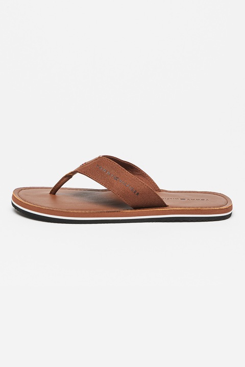 Tommy Hilfiger, Logós flip-flop papucs, Fahéjbarna