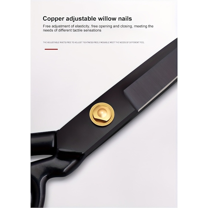 Foarfeca profesionala pentru croitorie 8 inch, taiere material, heavy duty, pentru piele, set