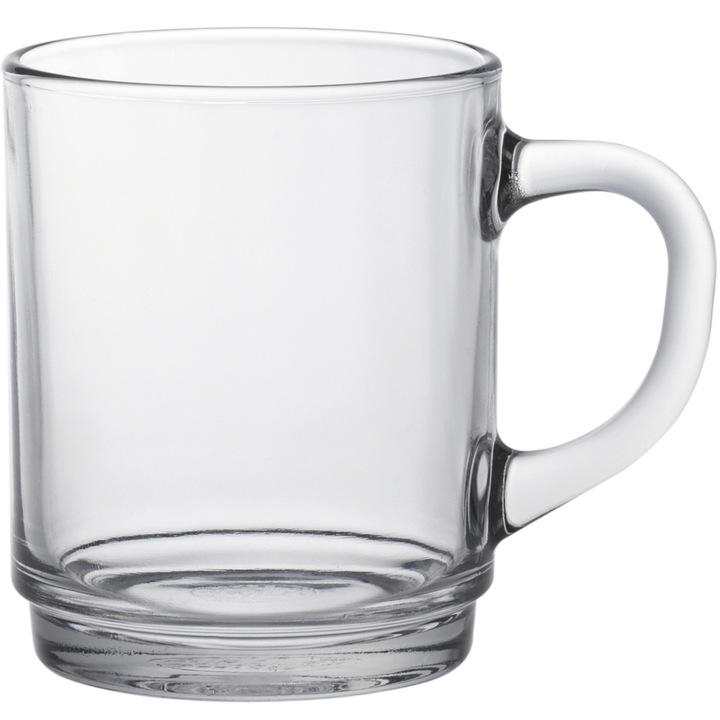 Set 6 pahare cu ureche Duralex VERSAILLES 260 ml, transparent