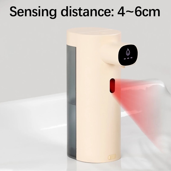 USB акумулаторен стенен безконтактен дозатор за сапун с пяна