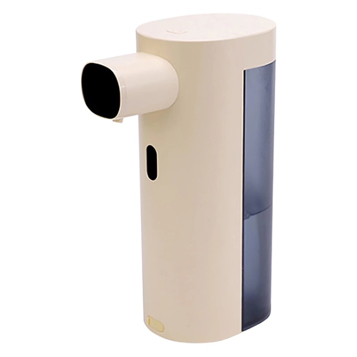 Dispenser sapun spuma YANYXR, fara atingere, USB reincarcabil, montare pe perete, transparent, 1 set