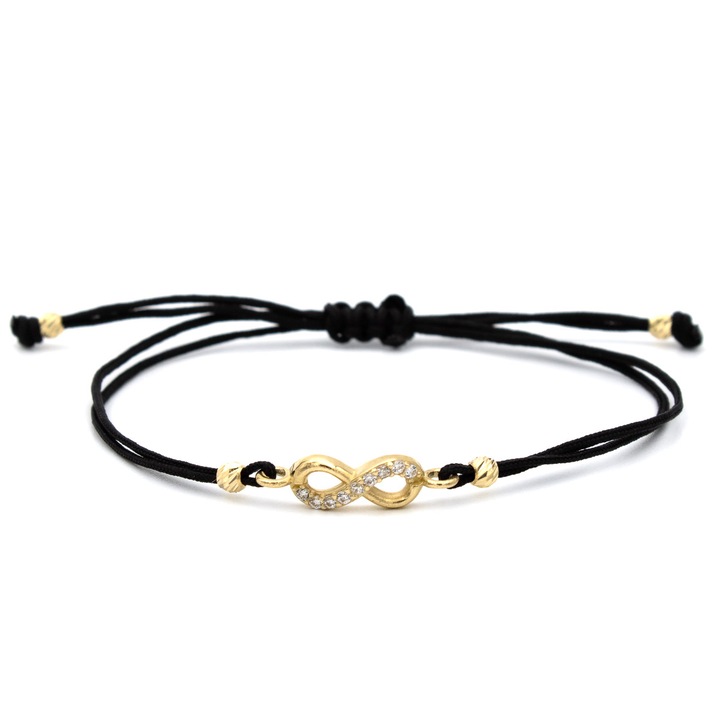 Bratara cu snur Limitless Aur 14K