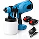 Pistol Electric de Vopsit Macvi® cu 2 Acumulatori 48V Li-Ion Pulverizator Portabil fara Fir, 3 Duze, Debit Reglabil, Ideal pentru Vopsea, Email, Lac sau Grund