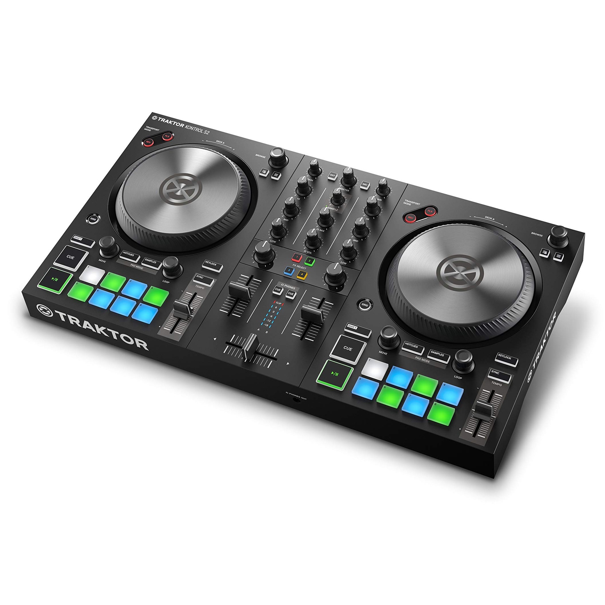 DJ機材 TRAKTOR KONTROLS2 Native Instruments Controler DJ Native Instruments Traktor Kontrol S2 Mk3, 2 canale