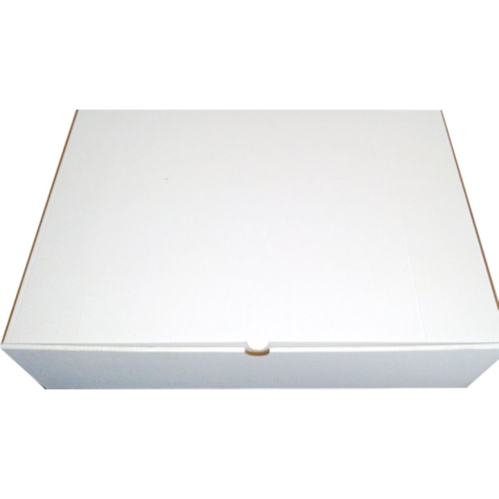 Set 25 buc cutii tort albe cu capac atasat 45x33x12 cm