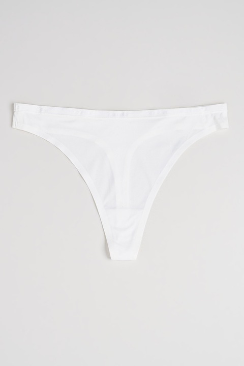 CALVIN KLEIN, Едноцветна танга, Бял