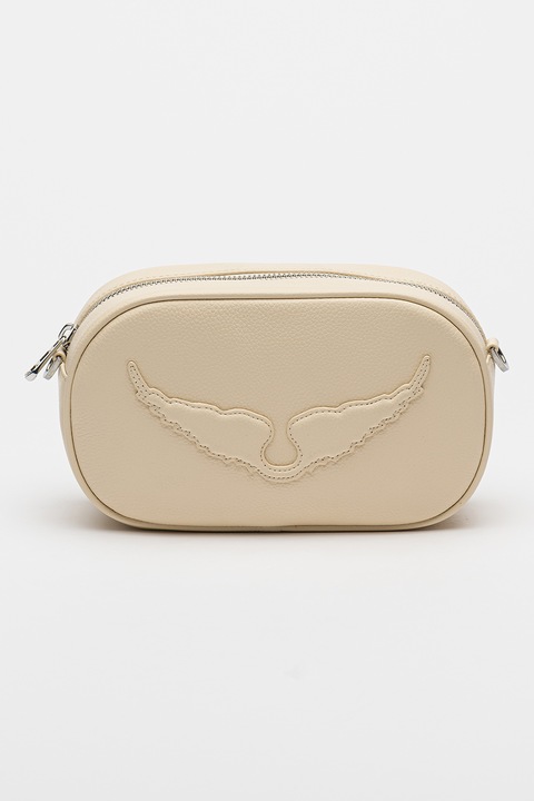 Zadig & Voltaire, Кожена чанта през рамо Rock With You, Бежов